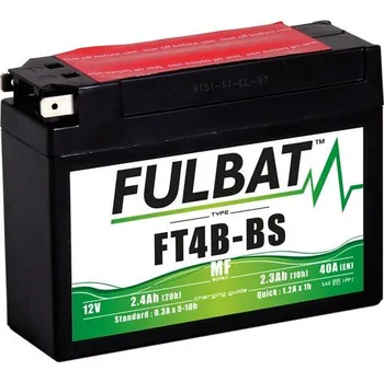 Motobaterie Bezúdržbová motocyklová baterie FULBAT FT4B-BS (YT4B-BS)