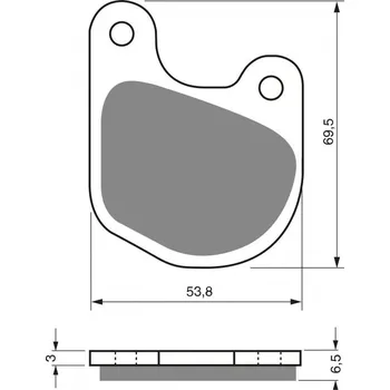 Auto-moto Brzdové destičky GOLDFREN 059 S3