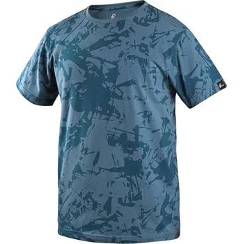 CXS Tričko MERLIN, krátký rukáv, petrol, vel. 3XL