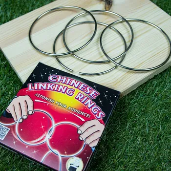 Hlavolam Čínské kruhy (Chinese Linking Rings) - kouzelnická rekvizita