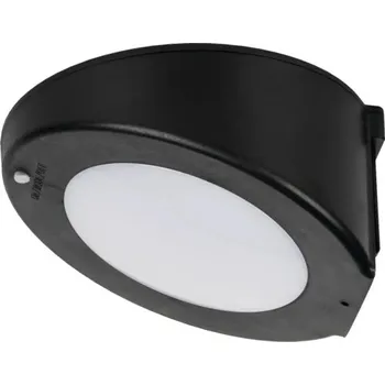 Venkovní osvětlení LED solární nástěnné osvětlení KingBerry YOLA SLR B IP44 5W 500lm 3000K černé se senzorem pohybu a soumraku