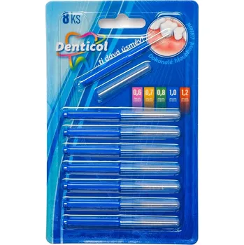 Mezizubní kartáček Denticol R01 vel. 1 mm - mezizubní kartáček rovný, 8ks