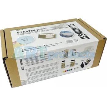 Modelovací hmota Jesmonite startovací sada AC100 - držák na podtácky vč. podtácků