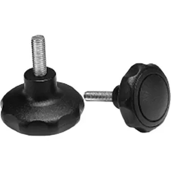 Vrut Hvězdice plastová s vnějším závitem Série VJZ VJZ 63 M8x70 záv. 66 mm