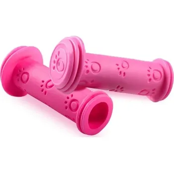 grip Protiskluzové voděodolné gripy na kolo pro děti - růžový