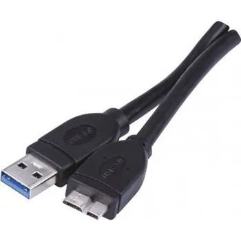 Datový kabel Nabíjecí a datový kabel propojovací USB-A 3.0 / micro USB-B 3.0, 1 m, černý