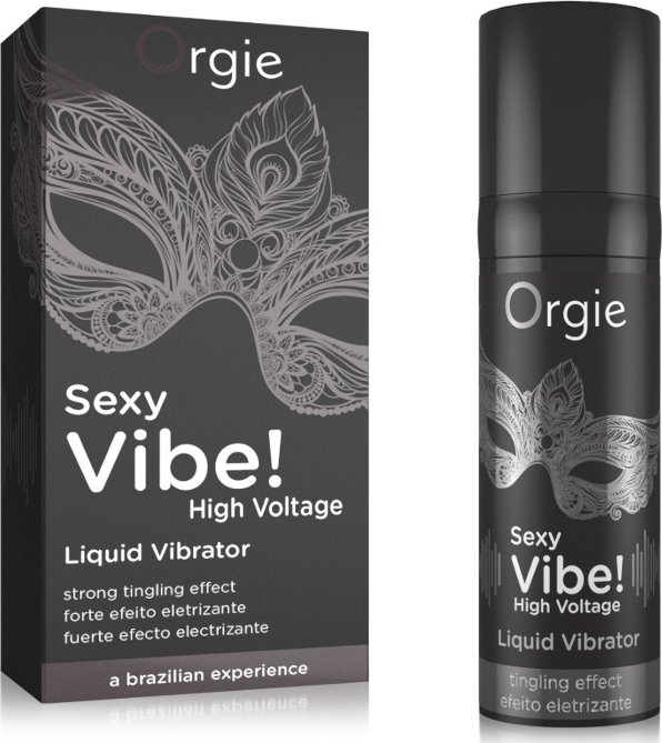 Tekutý vibrátor Orgie Sexy Vibe High Voltage 15ml