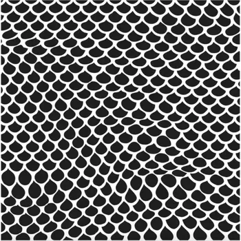 Šablona TCW 6aquot;x6aquot; (15,2x15,2 cm) - Mermaid Tail