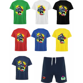 Chlapecké tričko Letní set Brawl Stars Buzz Barva: Navy / námoř.modrá, Velikost: 8/9let - 134/140