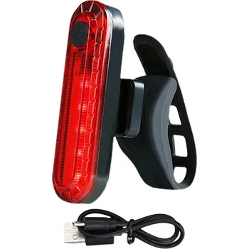 Cyklosvítilna Nabíjecí zadní LED světlo na kolo - Červené