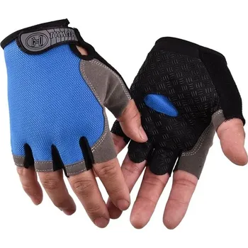 Cyklistické rukavice Cyklistické prodyšné rukavice - Normální tmavě modrá,XL