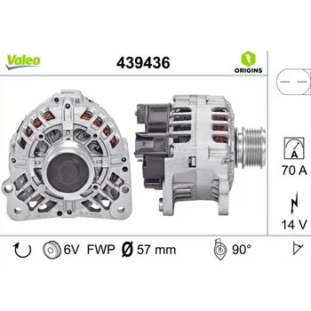 Autoelektrika generátor VALEO 439436