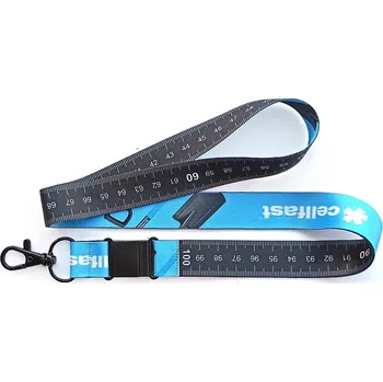 Reklamní šňůrka na krk RPET s metrovou stupnicí 1000ks