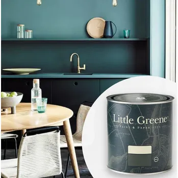 Olej na dřevo Little Greene Barva na dřevo na kuchyňskou linku na lamino - Polomatná 1L - Intelligent Satinwood Vyberte odstín:: Atomic Red (190)