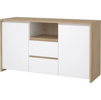 Komoda Nábytek PEGAS s.r.o. Komoda Nerea 318, jackson hickory/bílý lesk