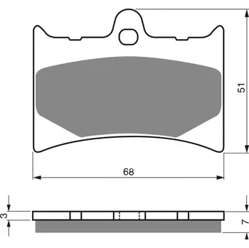 Auto-moto Brzdové destičky GOLDFREN 019 S3