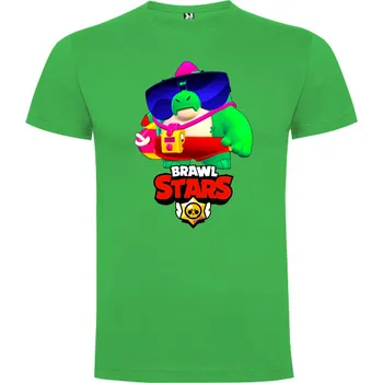 Chlapecké tričko Tričko Brawl Stars s postavou Buzz Barva: Zelená, Velikost: 110/116 - 5/6let