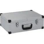 vidaXL Kufr na nářadí 46 x 33 x 16 cm stříbrný hliník [91846]