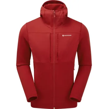 Pánská mikina MONTANE MEN'S FURY XT HOODIE Barva: acer red, Velikost: XL