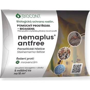 Pesticid Biocont Nemaplus Antfree parazitické hlístice proti mravencům 5 milionů