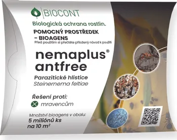 Insekticid Biocont Nemaplus Antfree parazitické hlístice proti mravencům 5 milionů