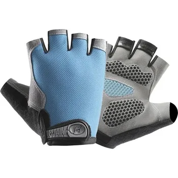Chránič rukou Cyklistické rukavice půlprstové prodyšné MTB - Vylepšená modrá,L