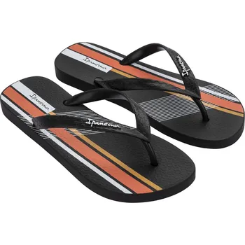 Pánské žabky Ipanema Graphics 83532-AP255 Pánské žabky černé 45-46