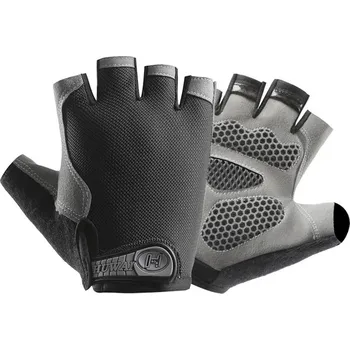 Chránič rukou Cyklistické rukavice půlprstové prodyšné MTB - Vylepšená černá,M