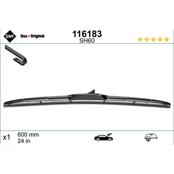 Stěrač List stěrače VALEO 116183