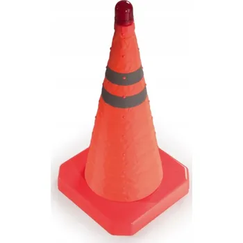 Dopravní zařízení Kužel výstražný dopravní 60cm LED skládací