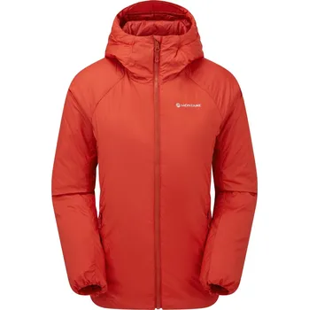 Dámské oblečení MONTANE WOMEN'S RESPOND HOODIE Barva: Saffron Red, Velikost: UK14/L