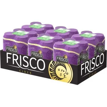 Pivo Frisco Lesní ovoce 0,33l plech - karton