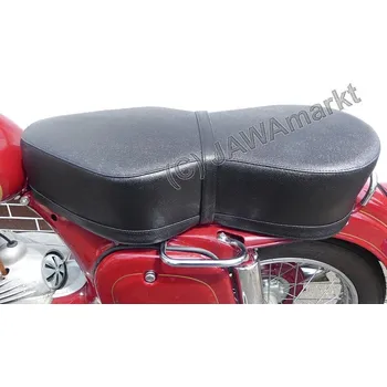 Sedlo na kolo Sedlo kývačka, DOBOVÁ strukturovaná koženka - ČERNÁ