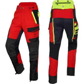 Příslušenství pro sportovní střelbu Protipořezové kalhoty SOLIDUR INFINITY SHORT -7 cm červená 3XL