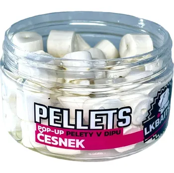 LK BAITS POP-UP PELETY V DIPU ČESNEK 12MM, 40G