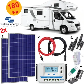 solární set 180Wp sestava KARAVAN - 2x panely Victron Energy