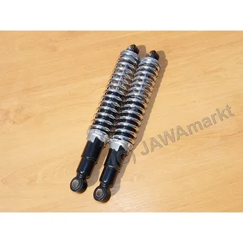 Motodíl Made in Czech Zadní tlumiče JAWA 634/638 - CHROM - ČESKÉ TOP !!!!