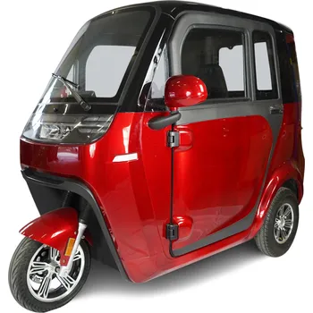Elektrický skútr Eroute e-Auto 25 elektrická tříkolka červená