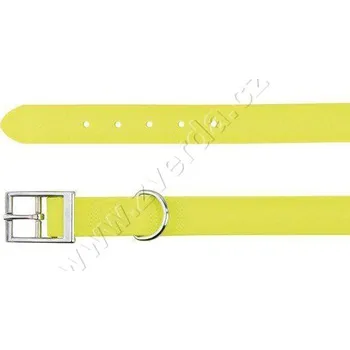 Obojek pro psa Easy Life obojek PVC M 35-43 cm/20 mm neon žlutý