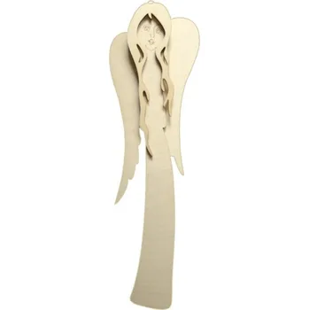 Vánoční dekorace Dřevotéka Dřevěný anděl 50 cm