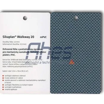 Sikaplan® Walkway 20 1x10m ROLE, Barva cihlově červená