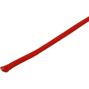 kabelová chránička Ochranný oplet 4mm, rudý Cena za 1m<br />Výrobce: - 437212