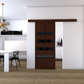 Interiérové dveře Posuvné dveře STANDART F90, Wenge