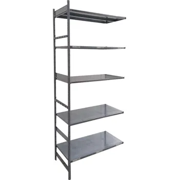 Dílenský regál Přídavný použitý policový regál Regensburger, 2500x1300x600 mm, 5 polic