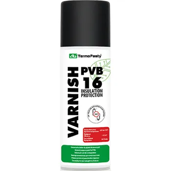 Barva ve spreji AG TermoPasty PVB Varnish 16 lak pro DPS/PCB, sprej, více variant množství 400 ml