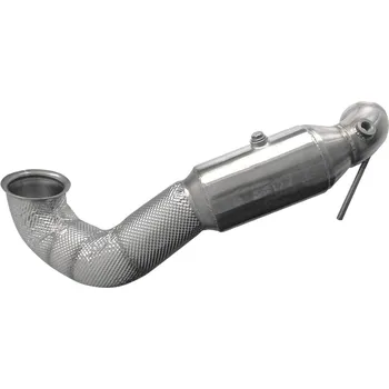 Autodíl HJS downpipe 89/76 mm včetně katalyzátoru pro Mercedes CLA typ 245 G / AMG, emisní norma Euro 6, A45, 2.0, 265/280kw (133980)