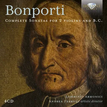 Zahraniční hudba Francesco Antonio Bonporti: Complete Sonatas for 2 Violins and B.C. (4CD) (Labirinti Armonici, Andrea Ferroni)
