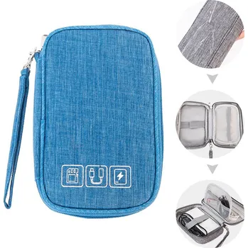 kabelová chránička Take it shop Organizér kabelů a elektroniky S Barva: Modrá