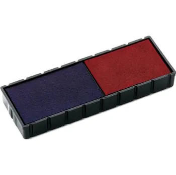 Razítková poduška Poduška razítková Colop E/12/2 dvoubarevná (modrá, červená)