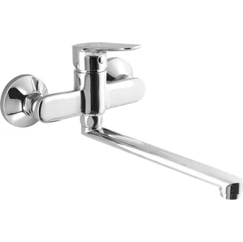 Vodovodní baterie Aqualine LOTTA nástěnná baterie, ramínko ploché, chrom